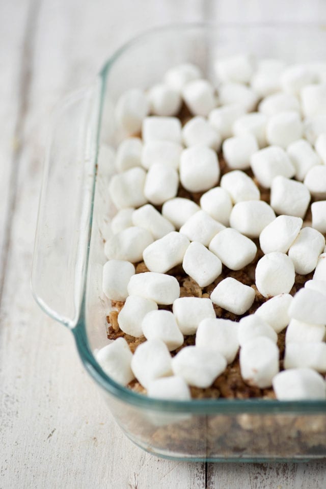 Toasted S'mores Rice Krispie Treats by top Houston lifestyle blogger Ashley Rose of Sugar and Cloth