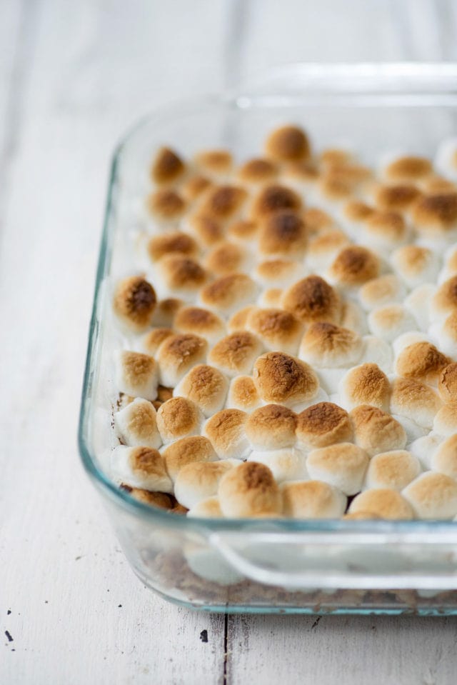 Toasted S'mores Rice Krispie Treats by top Houston lifestyle blogger Ashley Rose of Sugar and Cloth