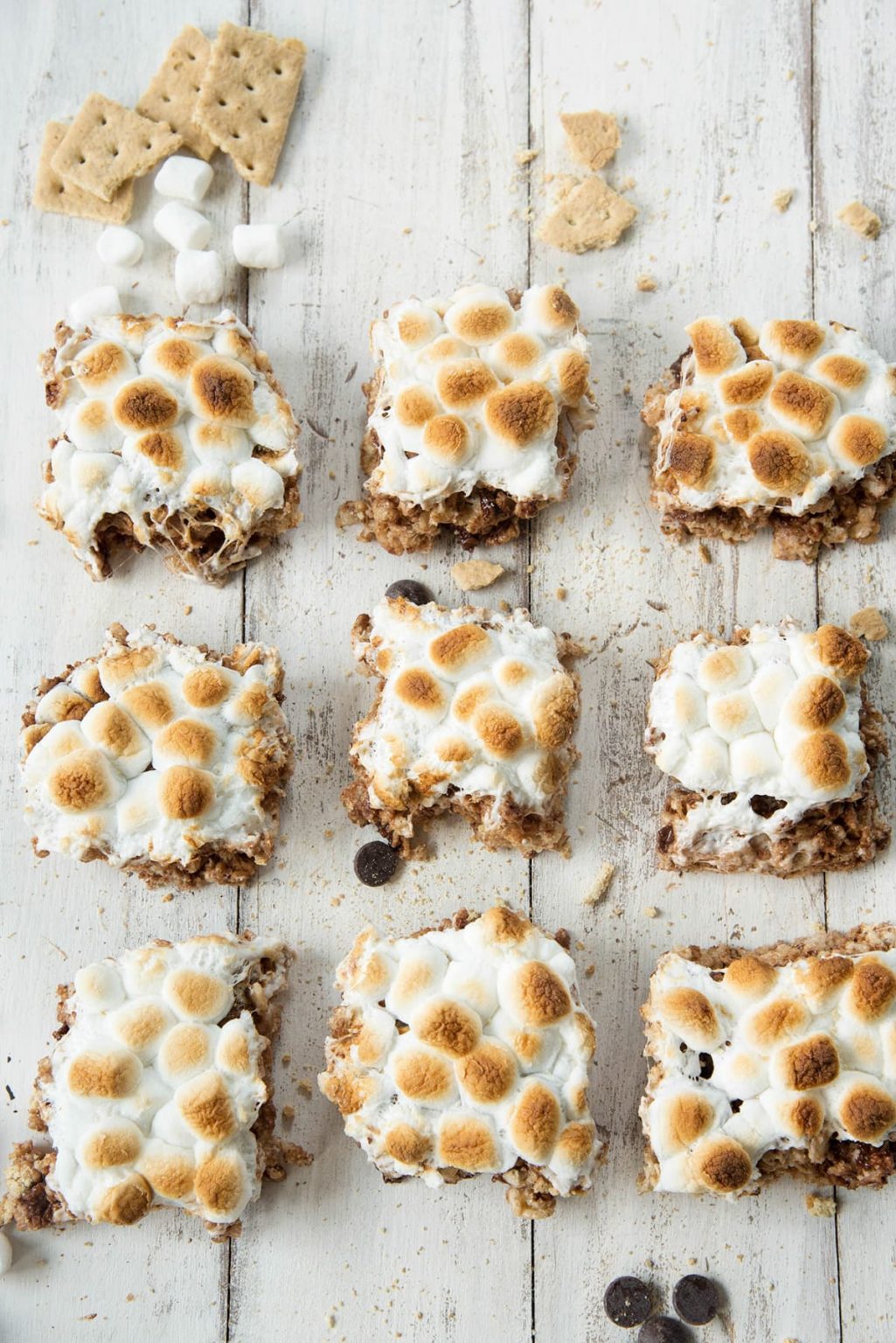 Toasted Smores Rice Krispie Treats Recipe — Sugar And Cloth