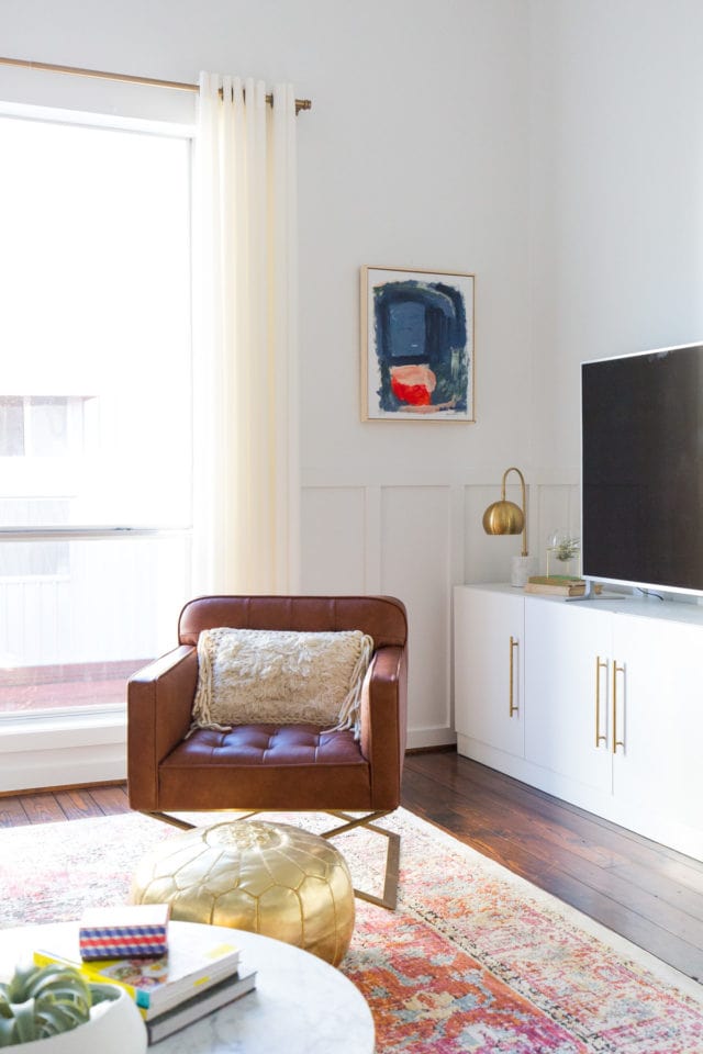 Big Reveal: We Finally Have Our Finished Living Room Makeover by top Houston lifestyle blogger Ashley Rose of Sugar & Cloth