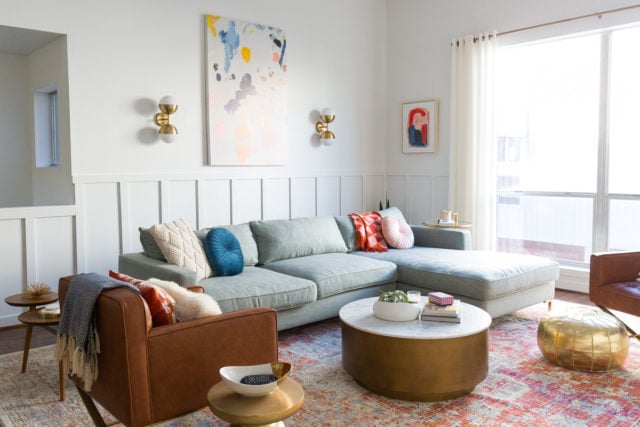 Big Reveal: We Finally Have Our Finished Living Room Makeover by top Houston lifestyle blogger Ashley Rose of Sugar & Cloth