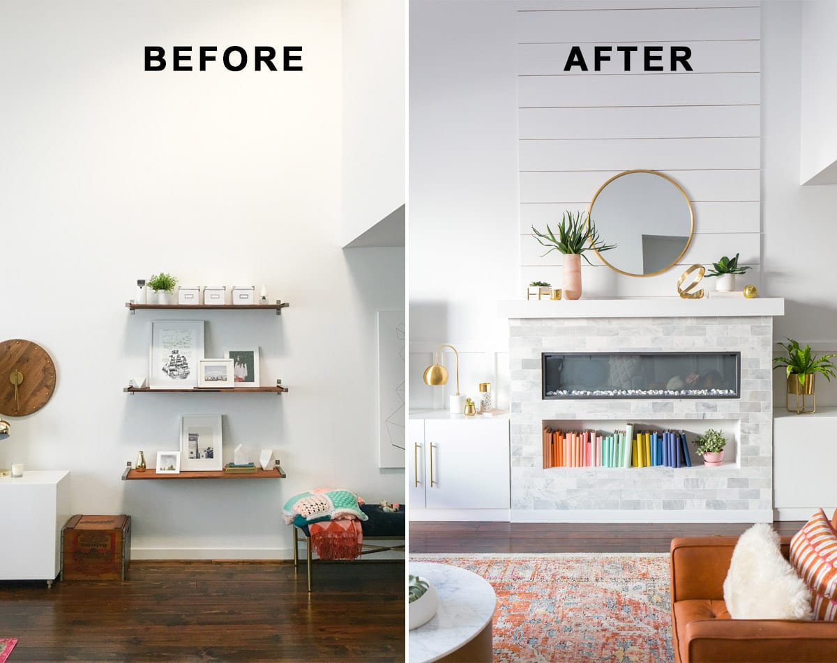 Living Room Makeover Before And After