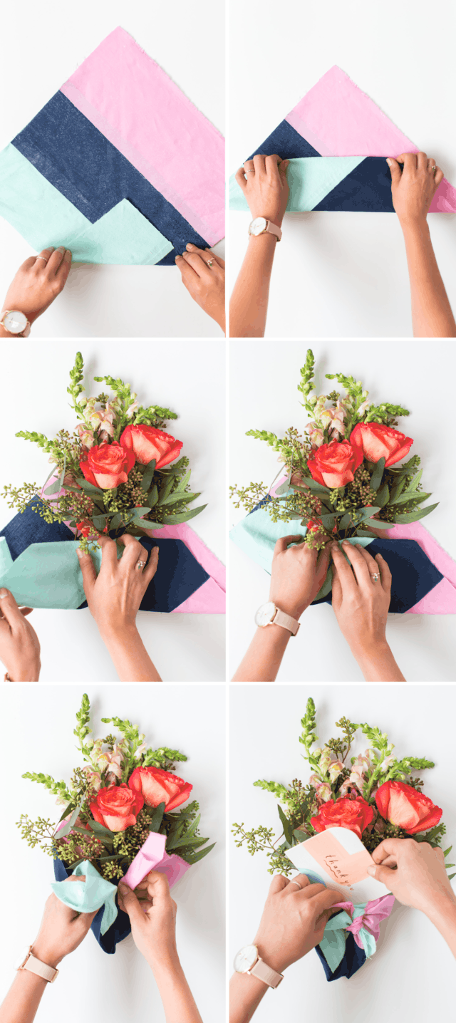 diy cloth bouquets