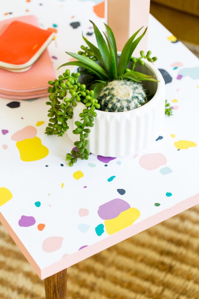 DIY Faux Terrazzo Serving Boards by top Houston lifestyle blogger Ashley Rose of Sugar and Cloth