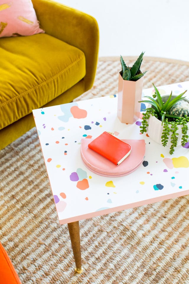 DIY Faux Terrazzo Serving Boards by top Houston lifestyle blogger Ashley Rose of Sugar and Cloth