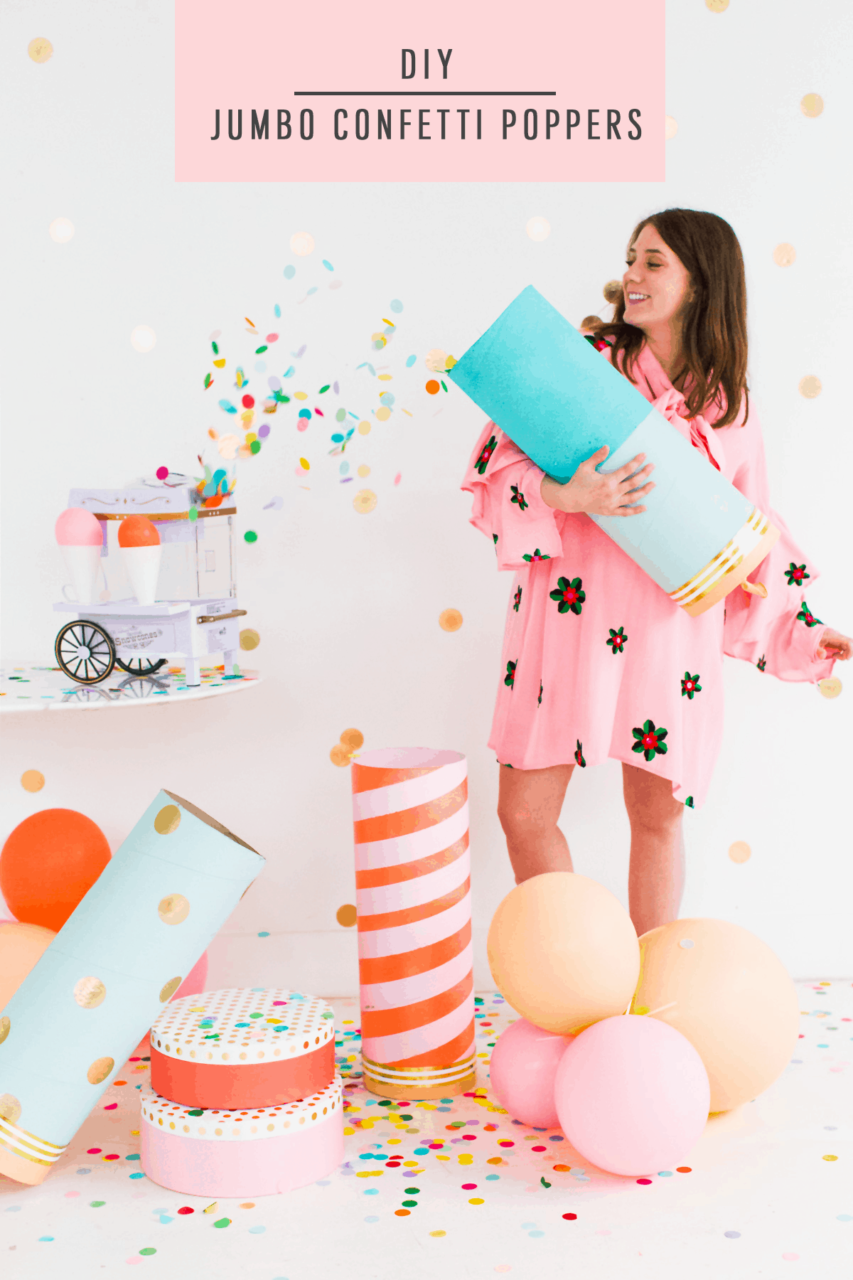 How To Make Simple Jumbo DIY Confetti Poppers