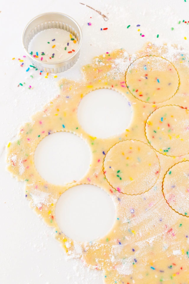 Funfetti Reindeer Cookie Sandwiches Recipe by top Houston lifestyle blogger Ashley Rose of Sugar and Cloth