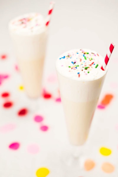 creamy birthday cake cocktail recipe