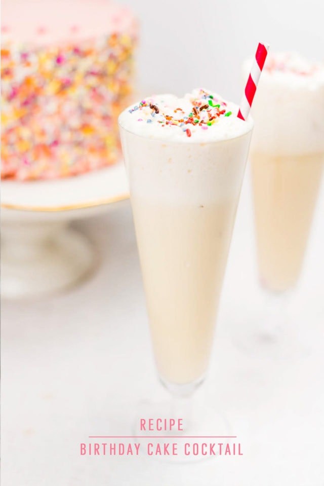 creamy birthday cake cocktail recipe