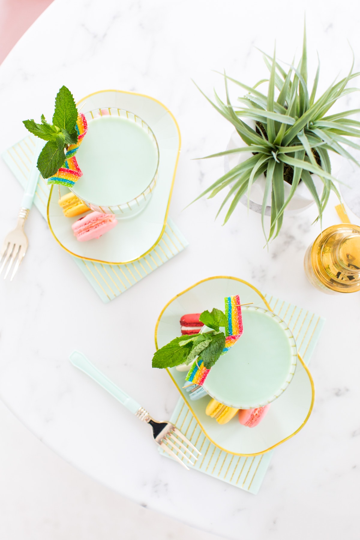 Lucky Coconut Mint Chip Cocktail Recipe by top Houston lifestyle blogger Ashley Rose of Sugar and Cloth