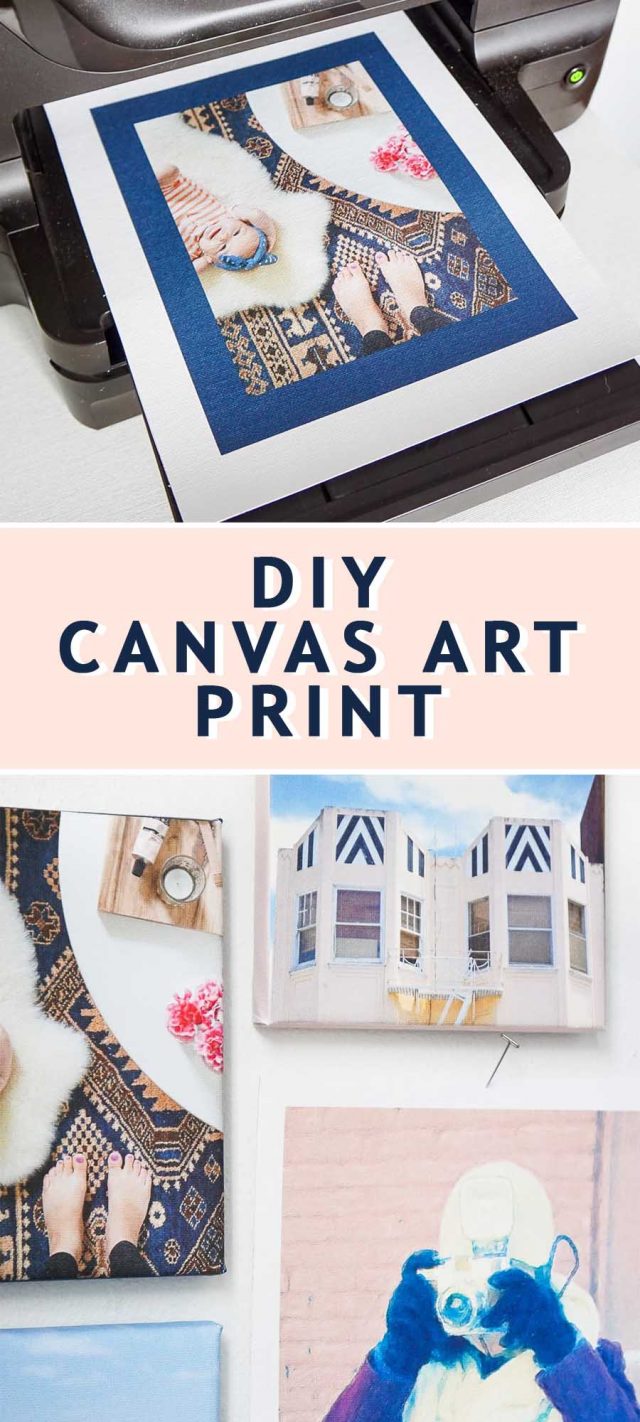 DIY Canvas Art: How To Make Your Own Canvas Print - Sugar & Cloth