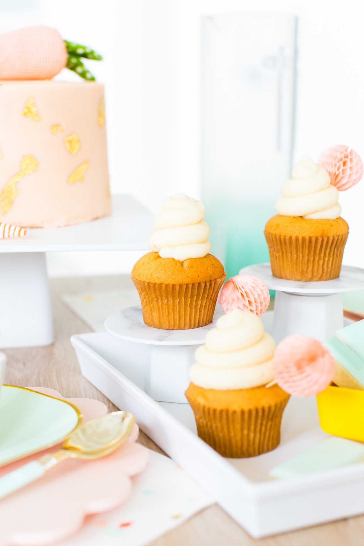 Perfectly Simple Pastel Easter Table Setting