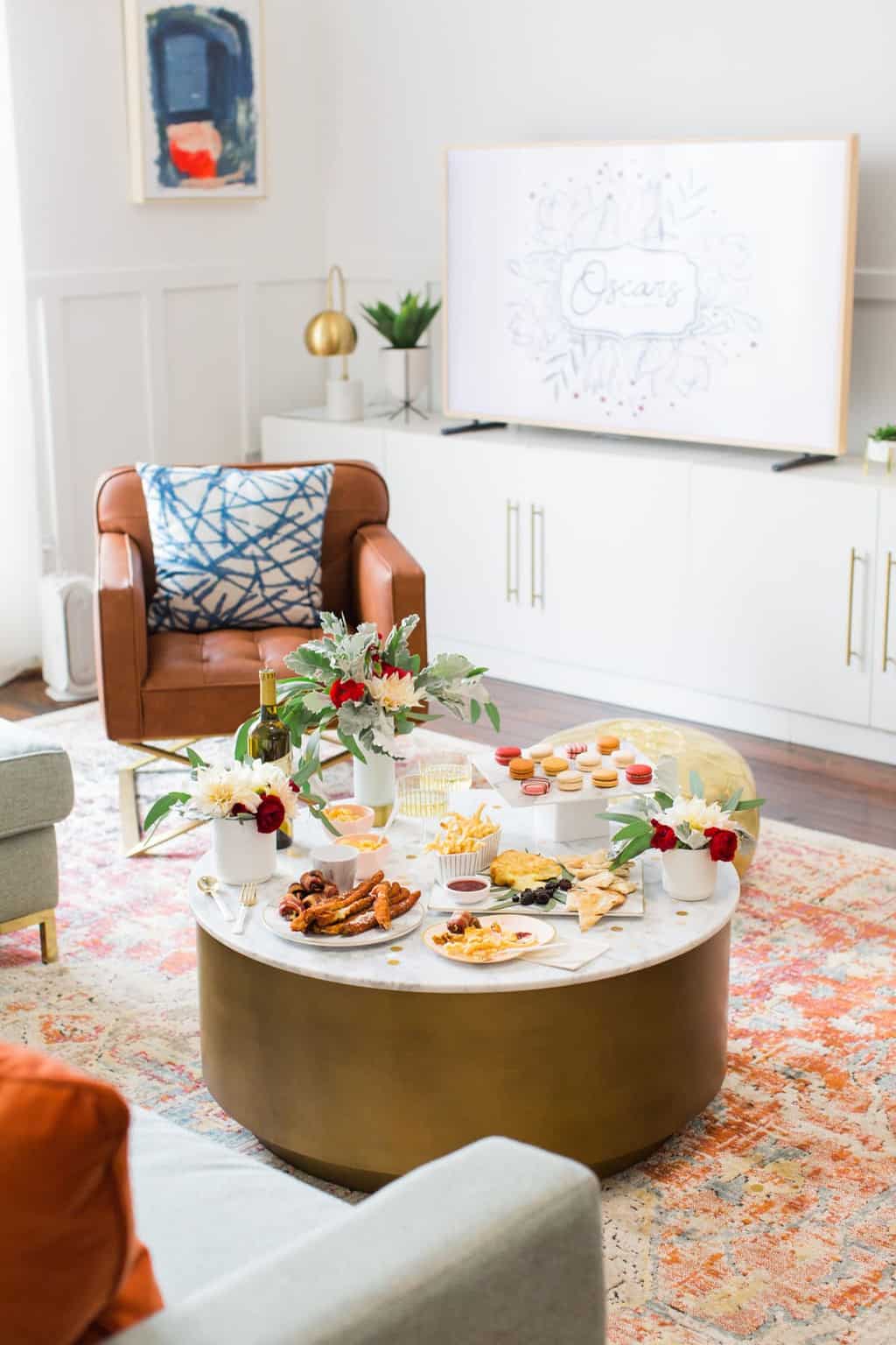 Ideas for Hosting An Oscars Party at Home Without Even Cooking