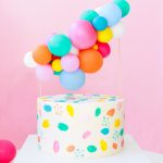 DIY Balloon Cake Topper by top Houston lifestyle Blogger Ashley Rose of Sugar & Cloth