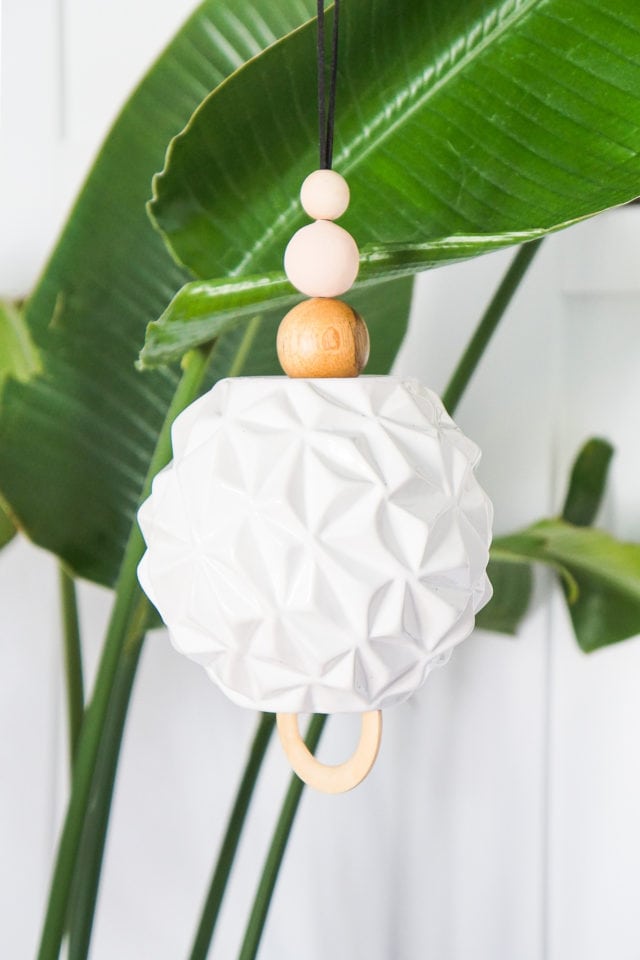 DIY sculptural wind chime by top Houston lifestyle blogger Ashley Rose of sugar and cloth