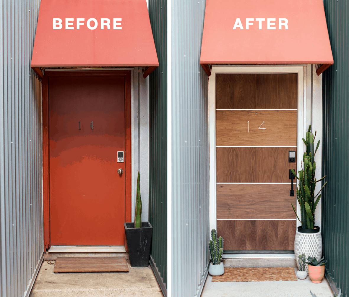 Sugar & Cloth Casa: Our Front Door Makeover Before + After by top Houston lifestyle blogger Ashley Rose of Sugar & Cloth