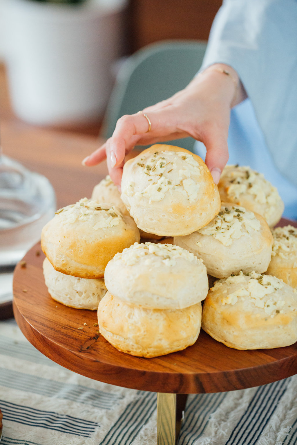 Garlic Cheese Biscuits Recipe with Boursin Cheese by Sugar & Cloth