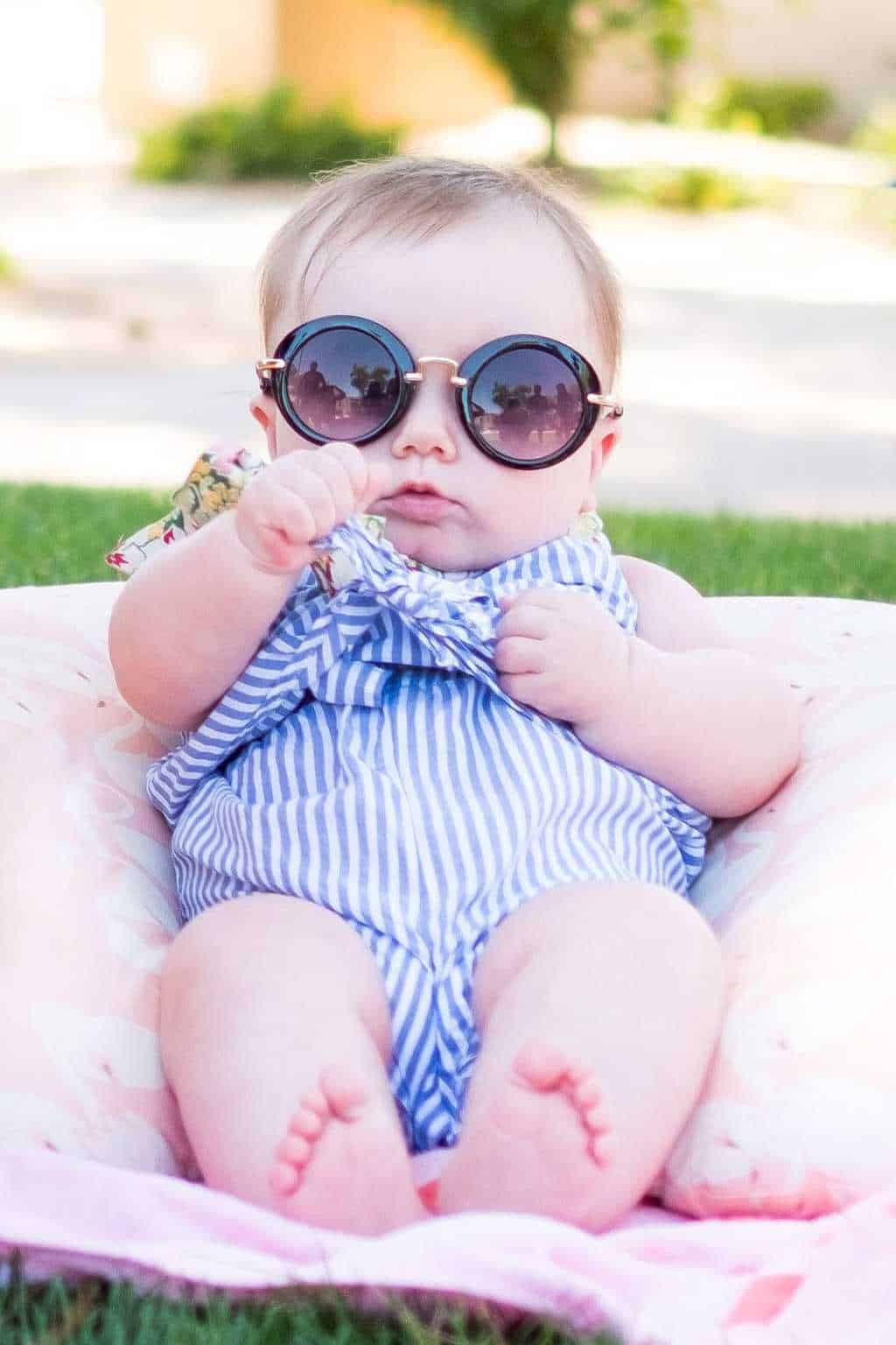 My Current Favorite Baby Sunglasses for Gwen