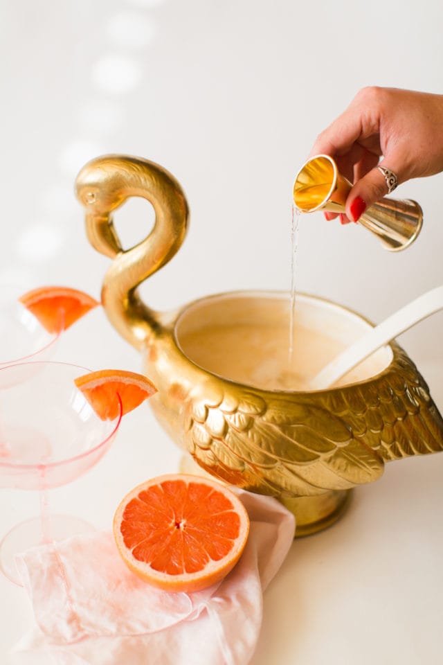 Frequent Flyer Gin Punch Recipe by top houston blogger Ashley Rose of Sugar & Cloth