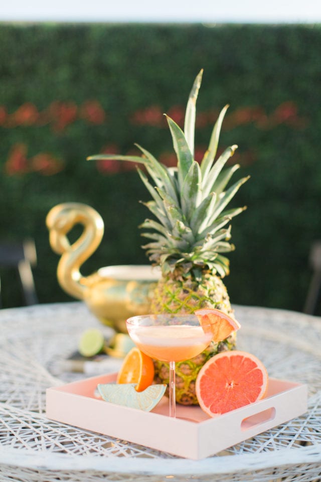 Frequent Flyer Gin Punch Recipe by top houston blogger Ashley Rose of Sugar & Cloth