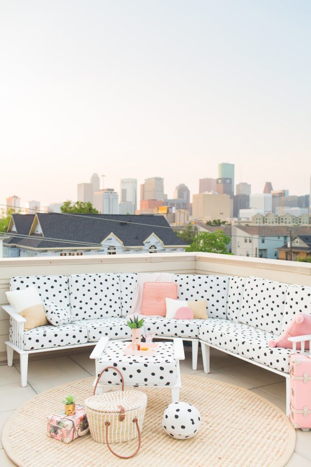 Our Downtown Rooftop Patio Makeover Reveal