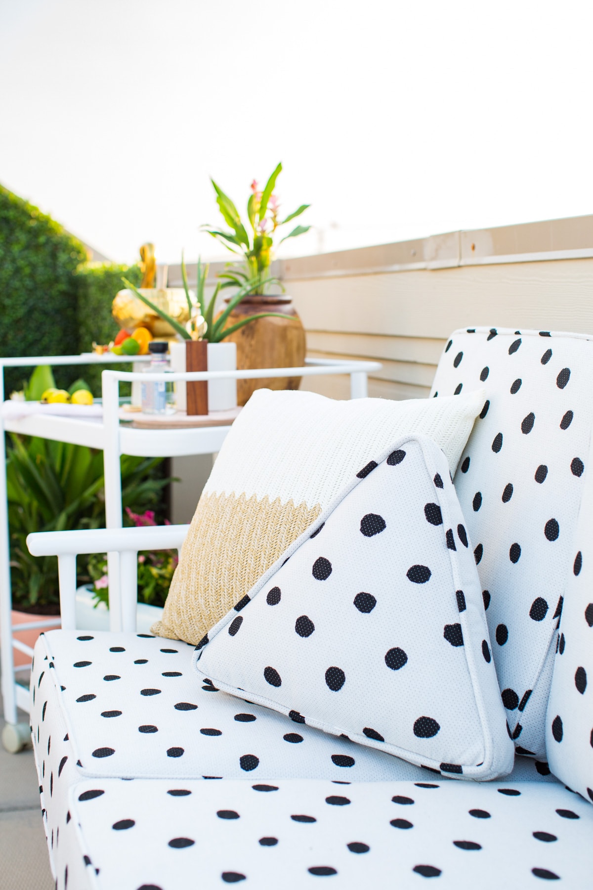 Our Downtown Rooftop Patio Makeover Reveal by top Houston lifestyle blogger Ashley Rose of Sugar & Cloth #makeover #beforeandafter #design #homedecor