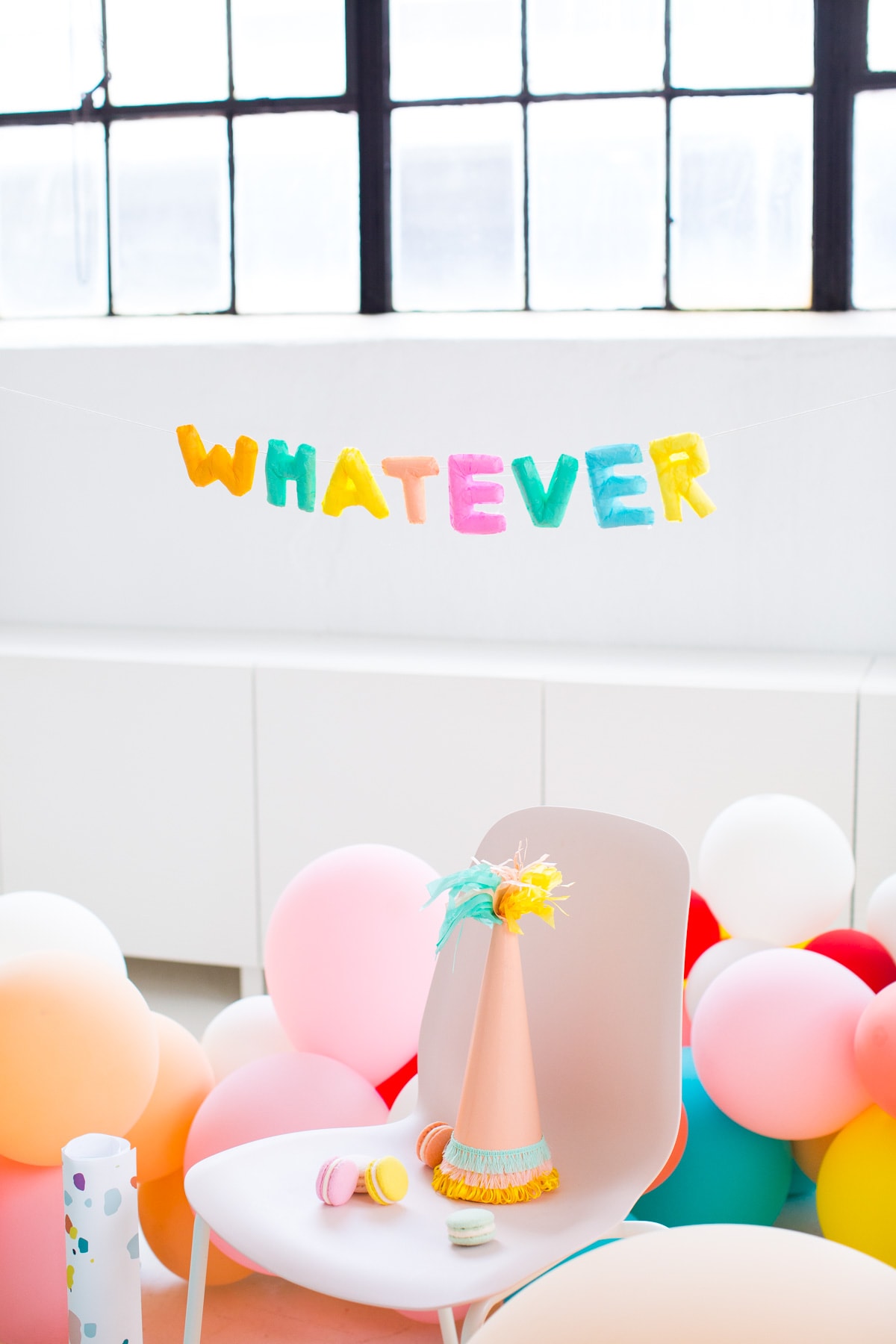 paper letter garland