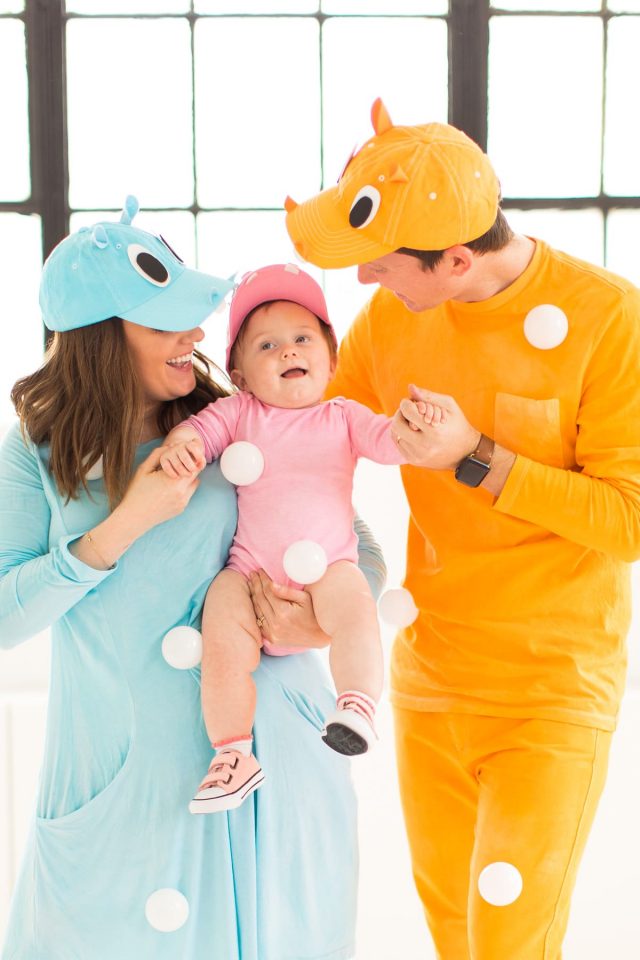DIY Hungry Hungry Hippos Family Costume