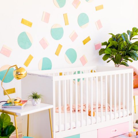 Abstract Shapes DIY Nursery Wall Decor — Sugar & Cloth