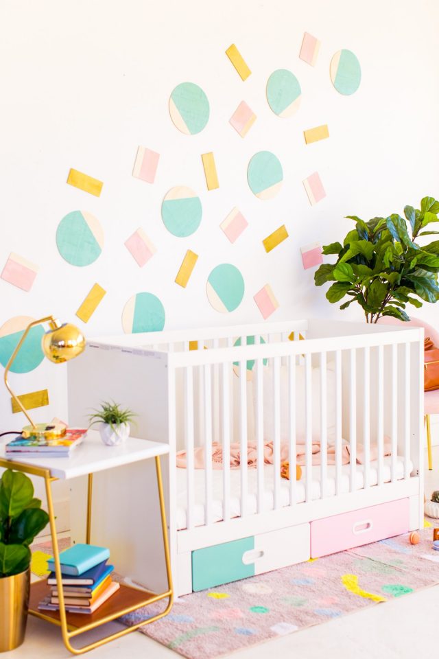 Abstract Shapes DIY Nursery Wall Decor