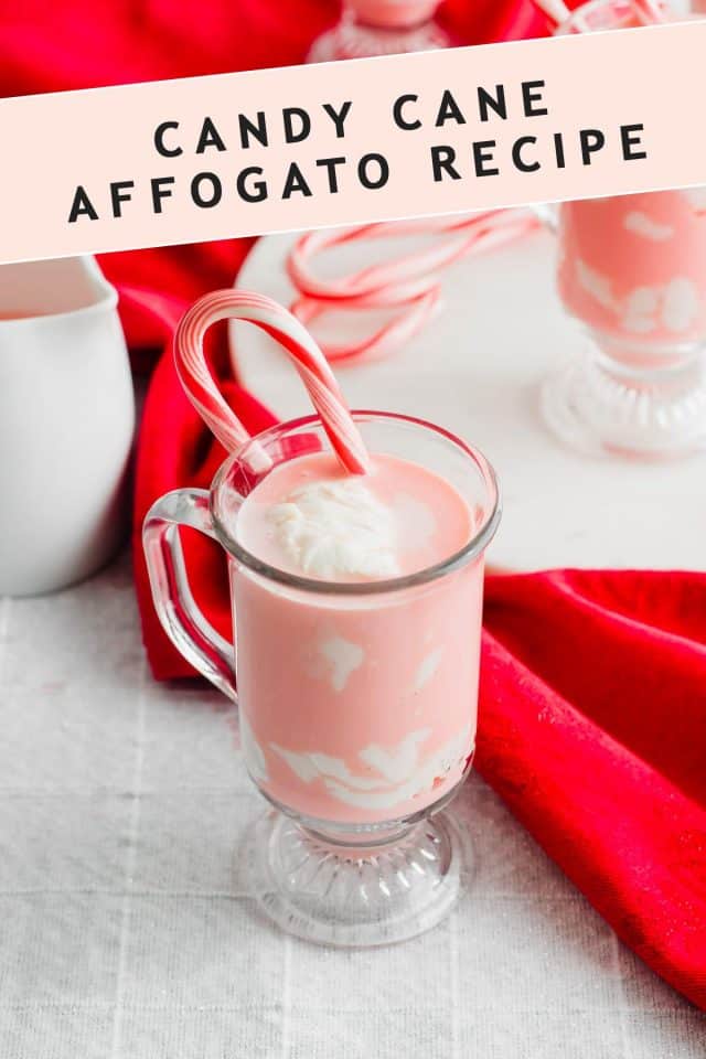 photo of the recipe card on how to make peppermint hot chocolate by top Houston lifestyle blogger Ashley Rose of Sugar & Cloth