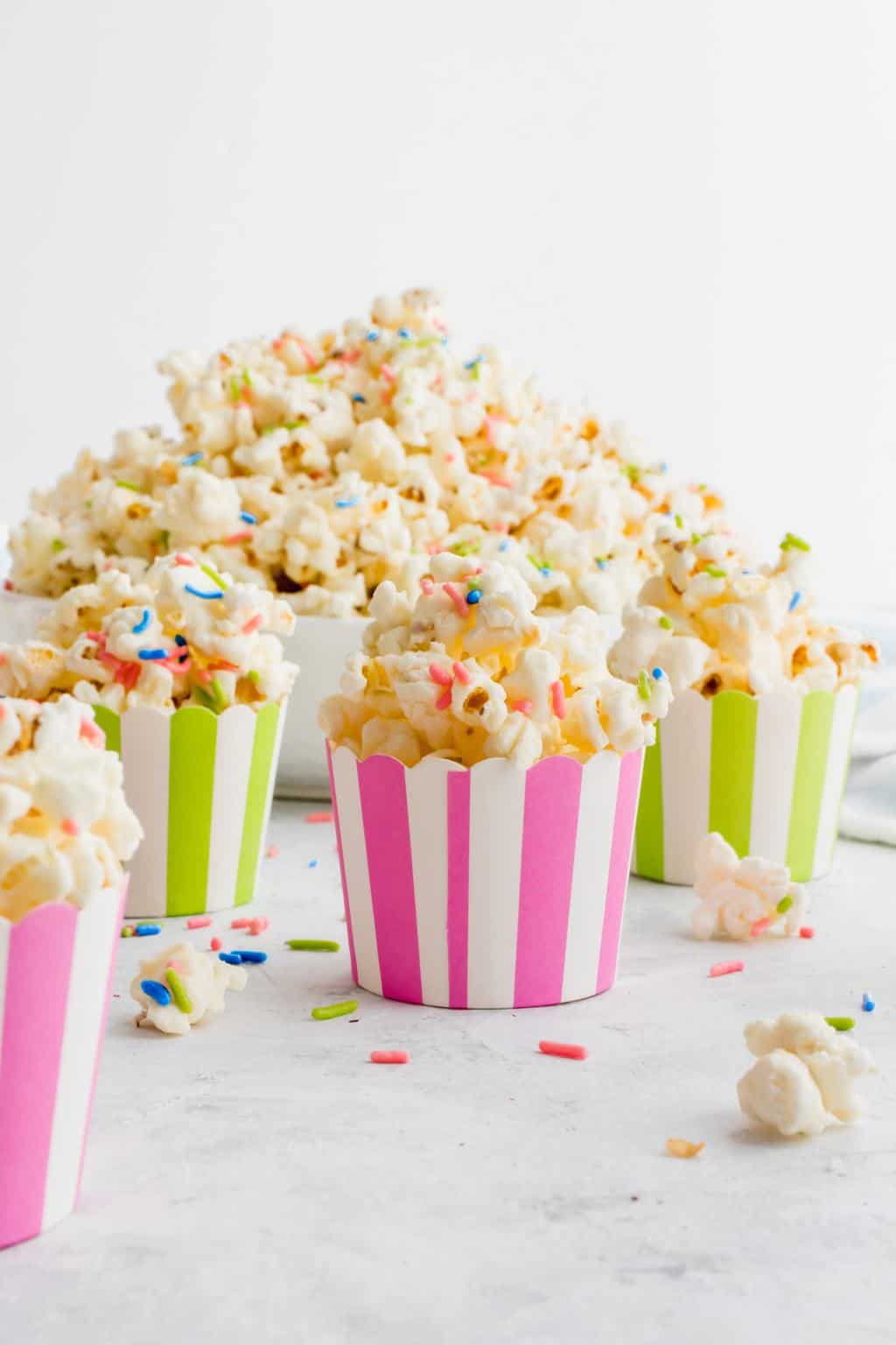 White Chocolate Funfetti Popcorn Recipe — Sugar & Cloth