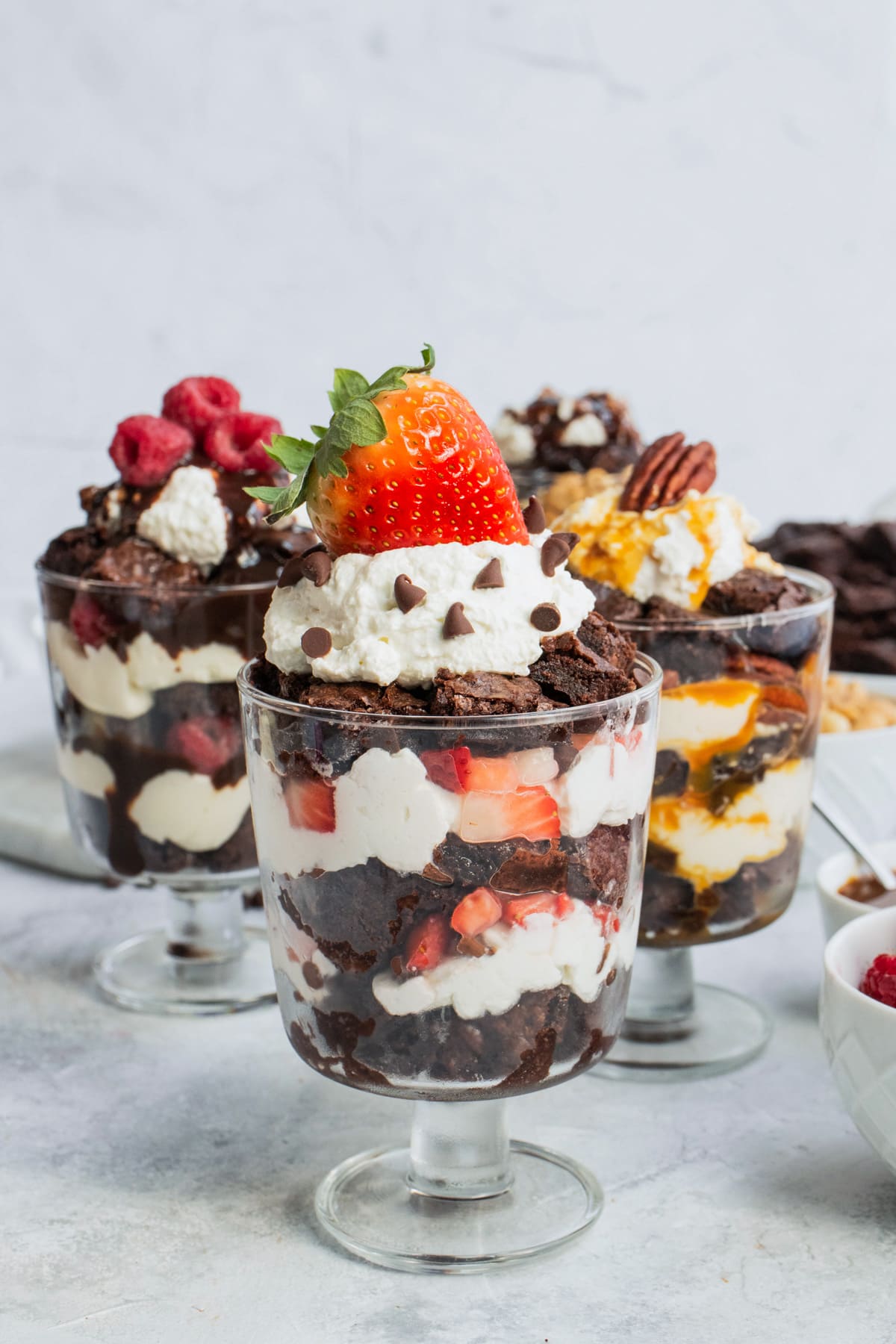 Layered Brownie Parfait Idea — Sugar & Cloth