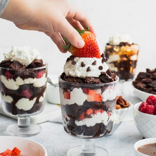 Brownie Parfaits Recipe Cups