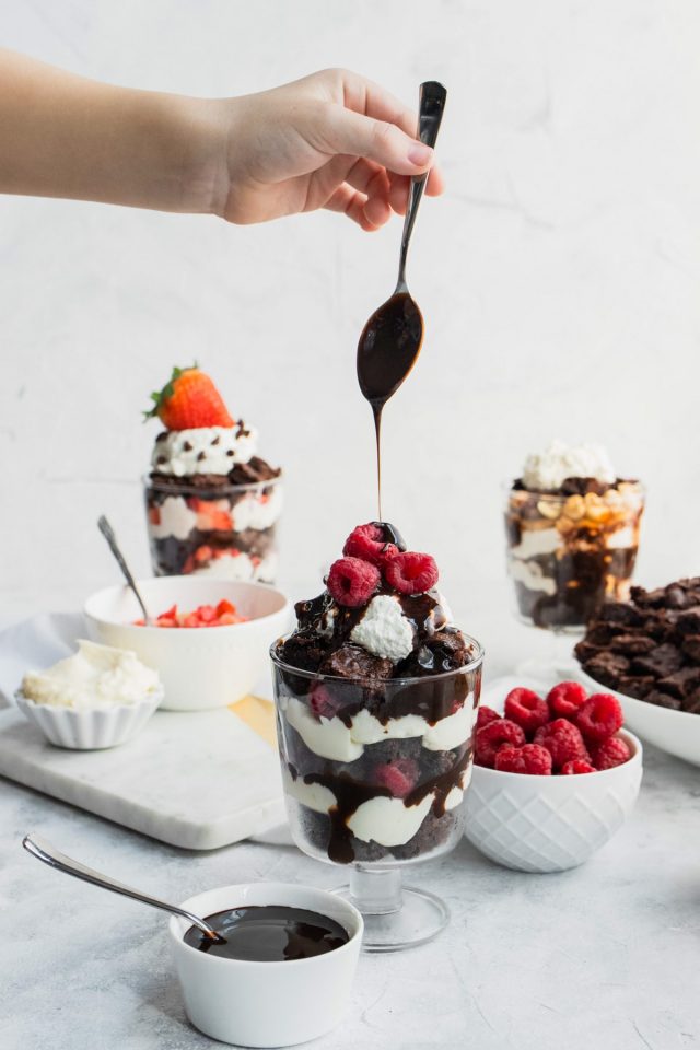 Layered Brownie Parfait Ideas - That You Can Customize!