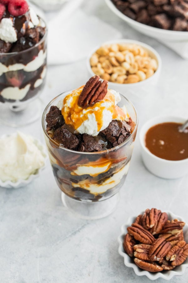 Customizable Layered Brownie Parfait Recipe — Sugar & Cloth