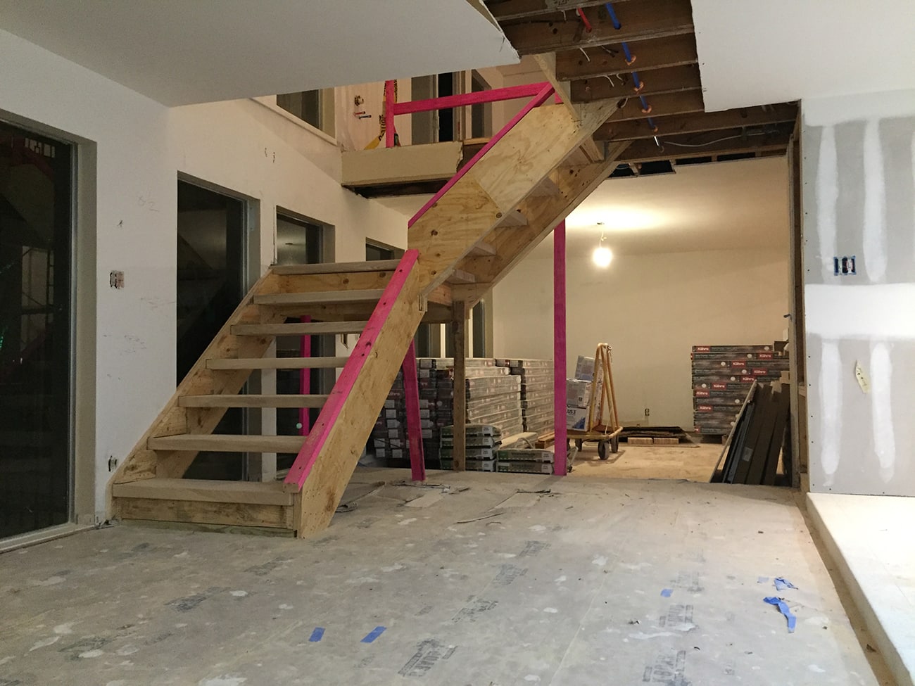 a view of the new stairs - - Sugar & Cloth Casa: Updating An Old Staircase by top Houston lifestyle blogger Ashley Rose of Sugar & Cloth