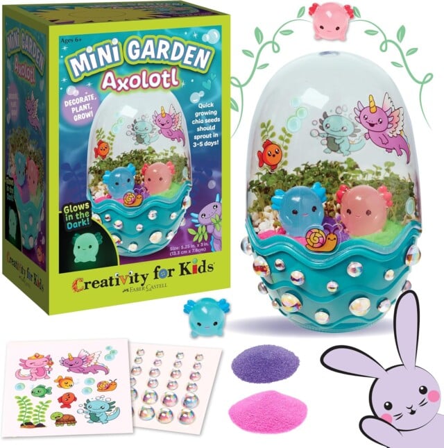 Axolotl Terrarium for Easter Gifts for Kids