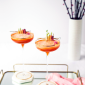 24 Carrot Cocktail Recipe by top Houston lifestyle blogger Ashley Rose of Sugar & Cloth