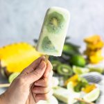 Whole 30 Tropical Popsicles Recipe Alt by top Houston lifestyle blogger Ashley Rose of Sugar & Cloth