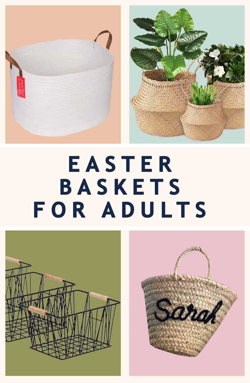 photo of our favorite Easter baskets for adults by top Houston lifestyle blogger Ashley Rose of Sugar & Cloth