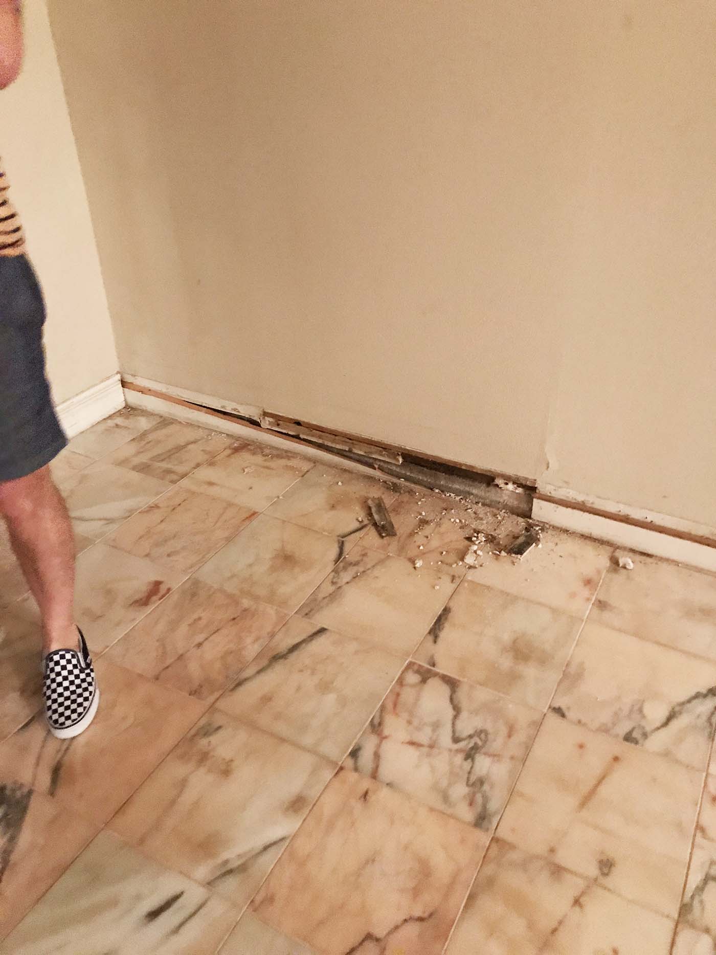One Room Challenge Week 4: A Very Expensive Construction Hurdle for Our Living Room #oneroomchallenge by top Houston lifestyle blogger Ashley Rose of Sugar & Cloth #houston #realestate #renovations