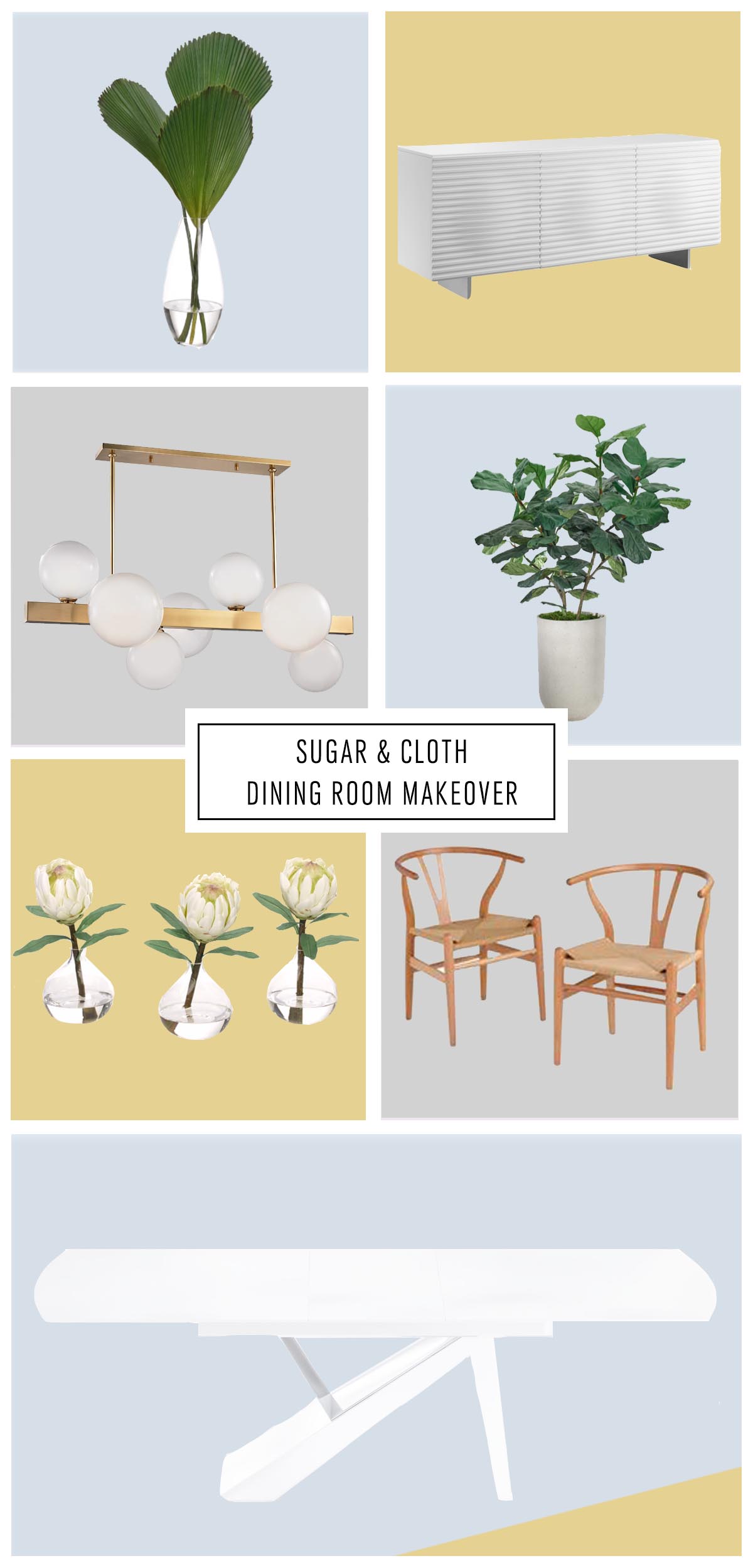 dining room furniture - One Room Challenge Week 3: The Dining Room Design Plan by top Houston lifestyle blogger Ashley Rose of Sugar & Cloth