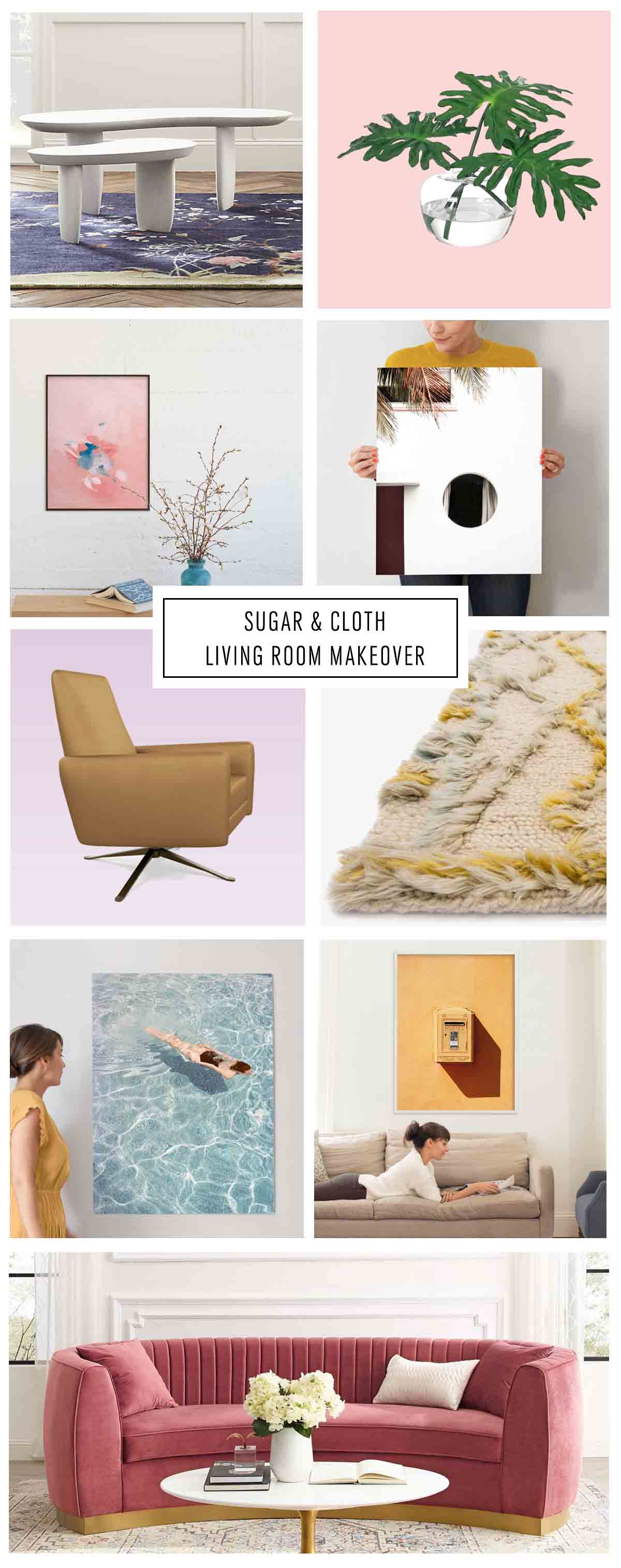 Sugar & Cloth Living Room by top Houston lifestyle blogger Ashley Rose of Sugar & Cloth One Room Challenge