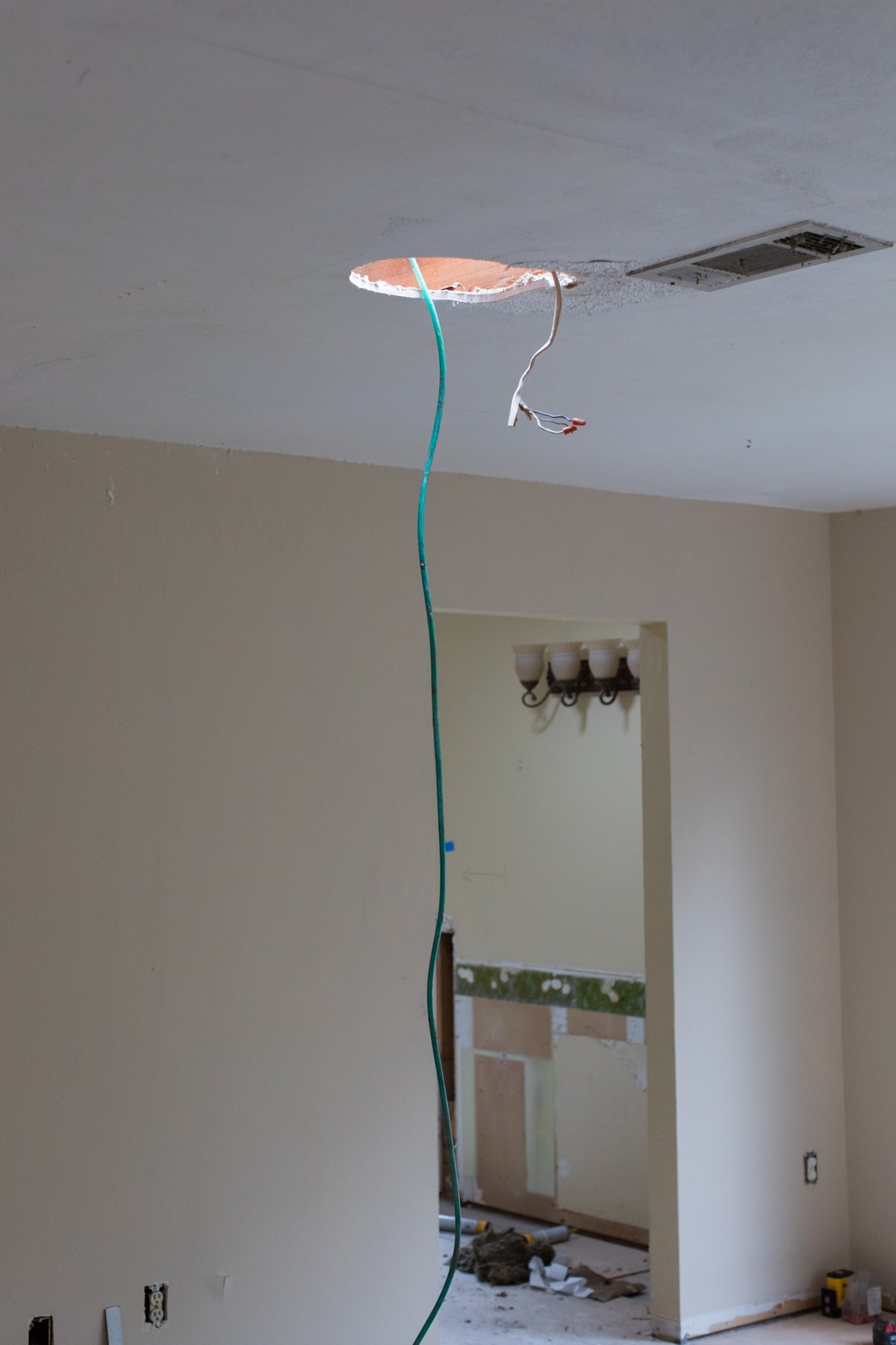 Installing sun tunnels in the hallway Sugar & Cloth Casa: Before & After of Installing Skylights in The New House