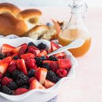 Berry Panzella Salad Recipe Fruit from Good Thing Baking for Sugar & Cloth