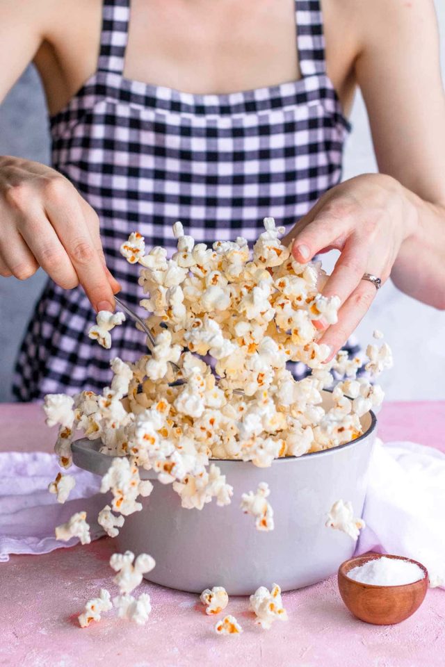 Stovetop Popcorn Recipe Heathy Snack Idea
