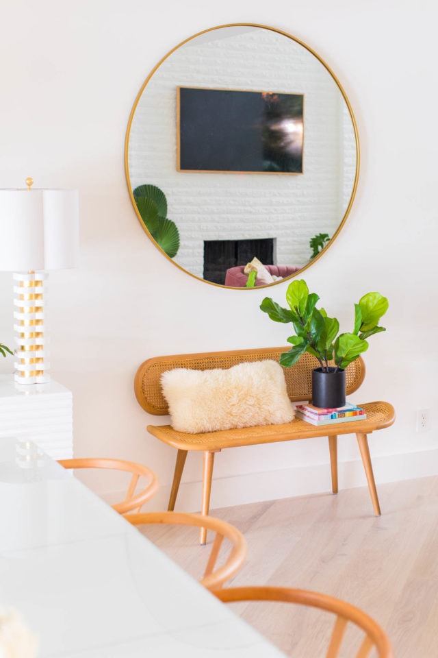 I cannot express my excitement over revealing our living room and dining room design plus before and afters of our renovated, mid century space! by top Houston lifestyle blogger Ashley Rose of Sugar & Cloth #design #interiors #decor #home 
