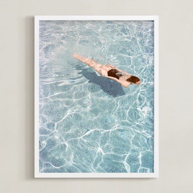Art Print Going for a Swim by Whitney Deal