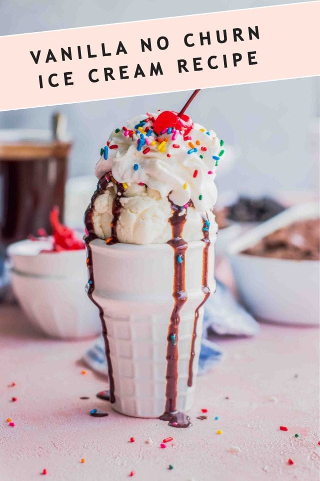 ice cream topping ideas and how to serve no churn ice cream